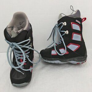 Excellent Condition Burton Freestyle Snowboard Boots!  10  Black Blue & Red